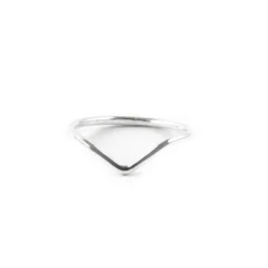 Ring Chevron silver 16 mm