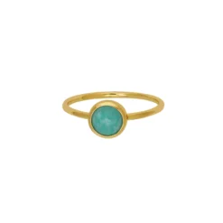 Ring Dear Guld Turkos