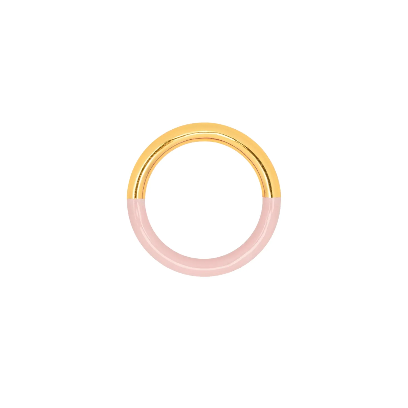 Ring Double color Guld/pink