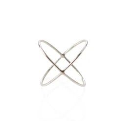 Ring Korsad silver