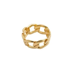 Ring Links Curb Chain Guld 19mm