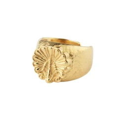 Ring Venus Shell Signet Golden