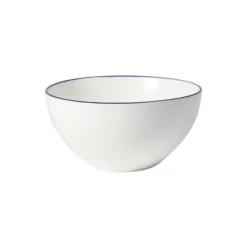 Skål Parisa 15 cm vit/blå