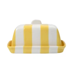 Smörbytta Stripe Gul