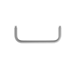 Stång Metall 30 cm grå