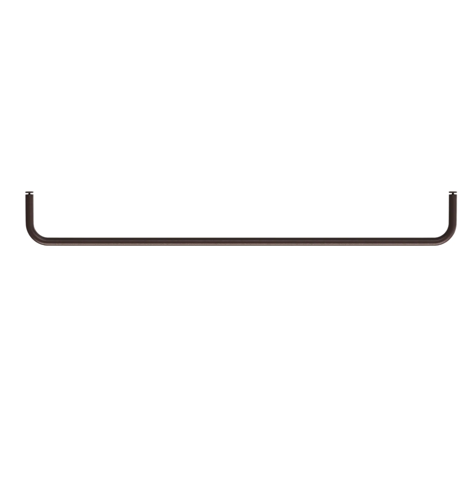 Stång Metall 78 cm Mörkbrun