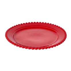 Tallrik Polly röd