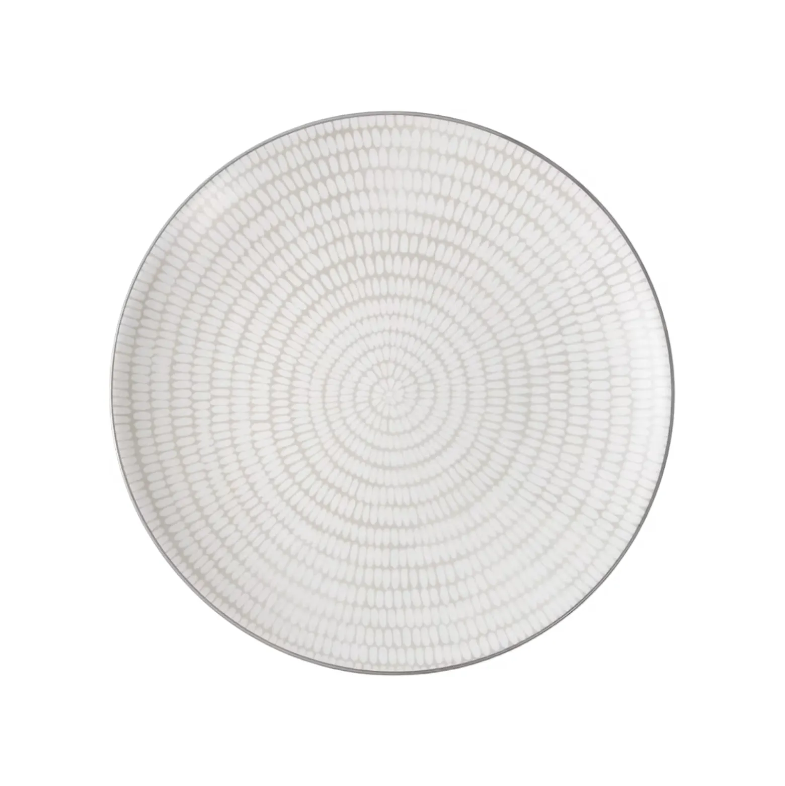 Tallrik Positano prick beige
