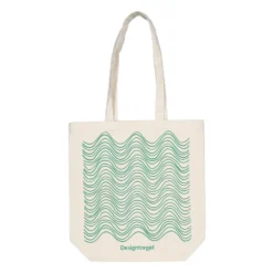 Tote bag Designtorget Våg Grön