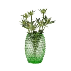 Vas Donna kristall 21 cm grön