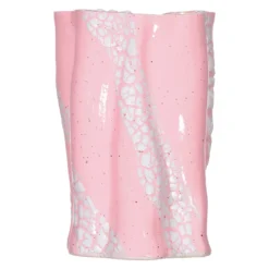 Vas Swirly 18,5 cm Rosa
