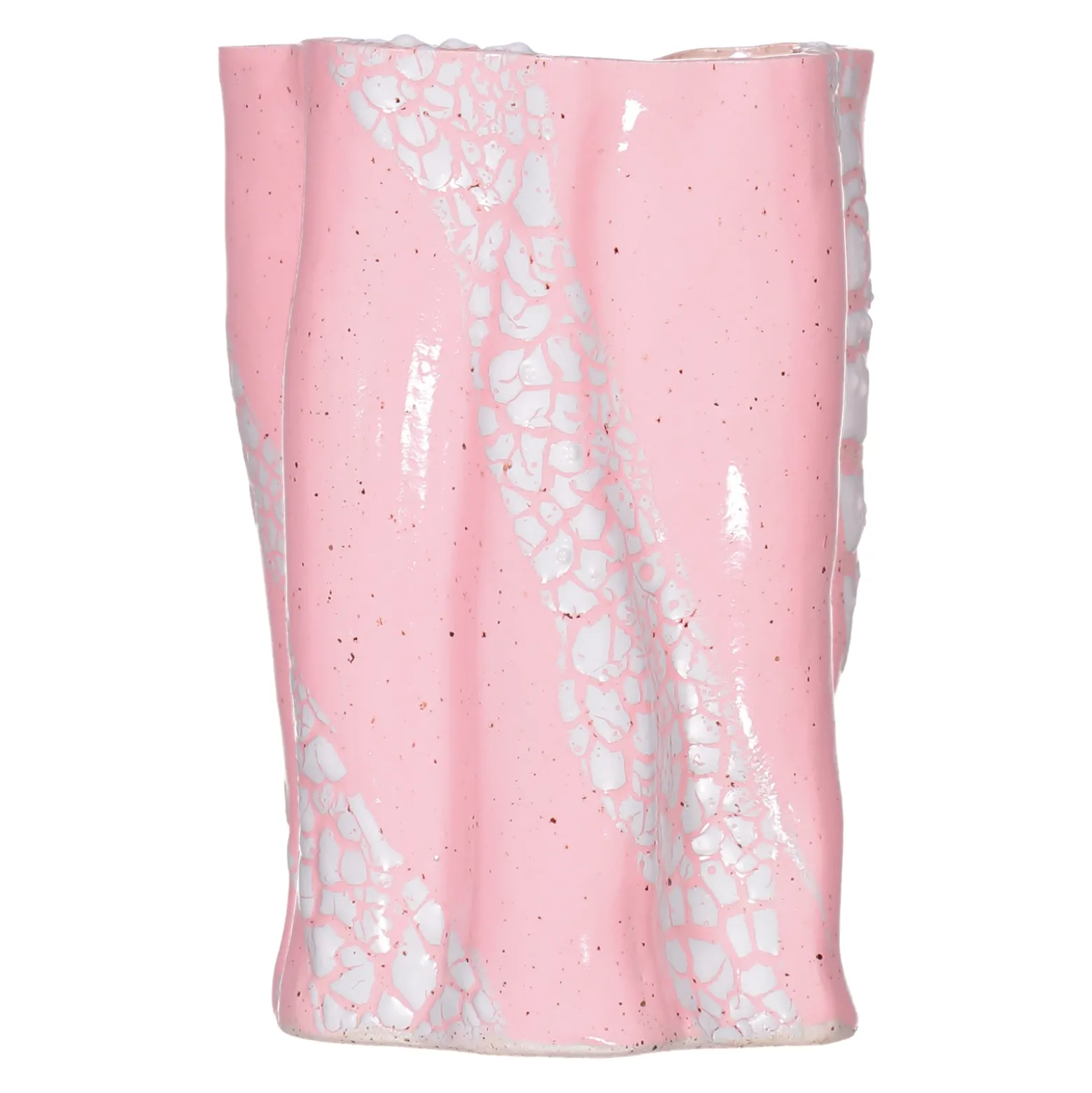 Vas Swirly 18,5 cm Rosa