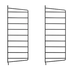 Väggavel 50x20 2-p svart