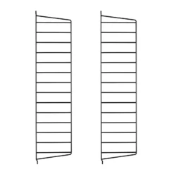 Väggavel 75x20 2-p svart