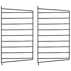 Väggavel 50x30 2-p svart