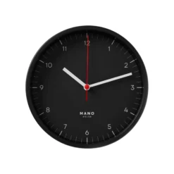 Väggklocka Mano 15 cm Svart