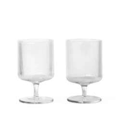 Vinglas Ripple 2-P Klar